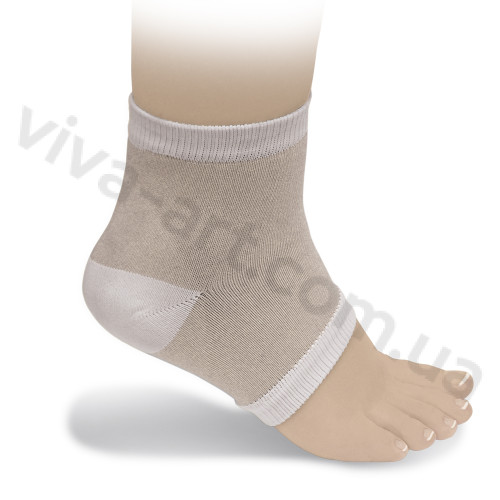 Шкарпетки з гелевим захистом для п'яти з відкритим носком, розмір універсальний, пара.